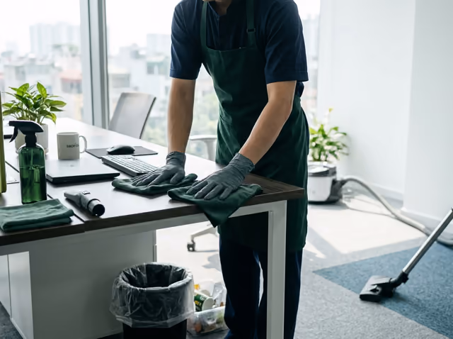 Vệ sinh văn phòng theo ca