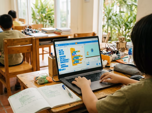 Scratch cơ bản, lớp 3 tới lớp 5
