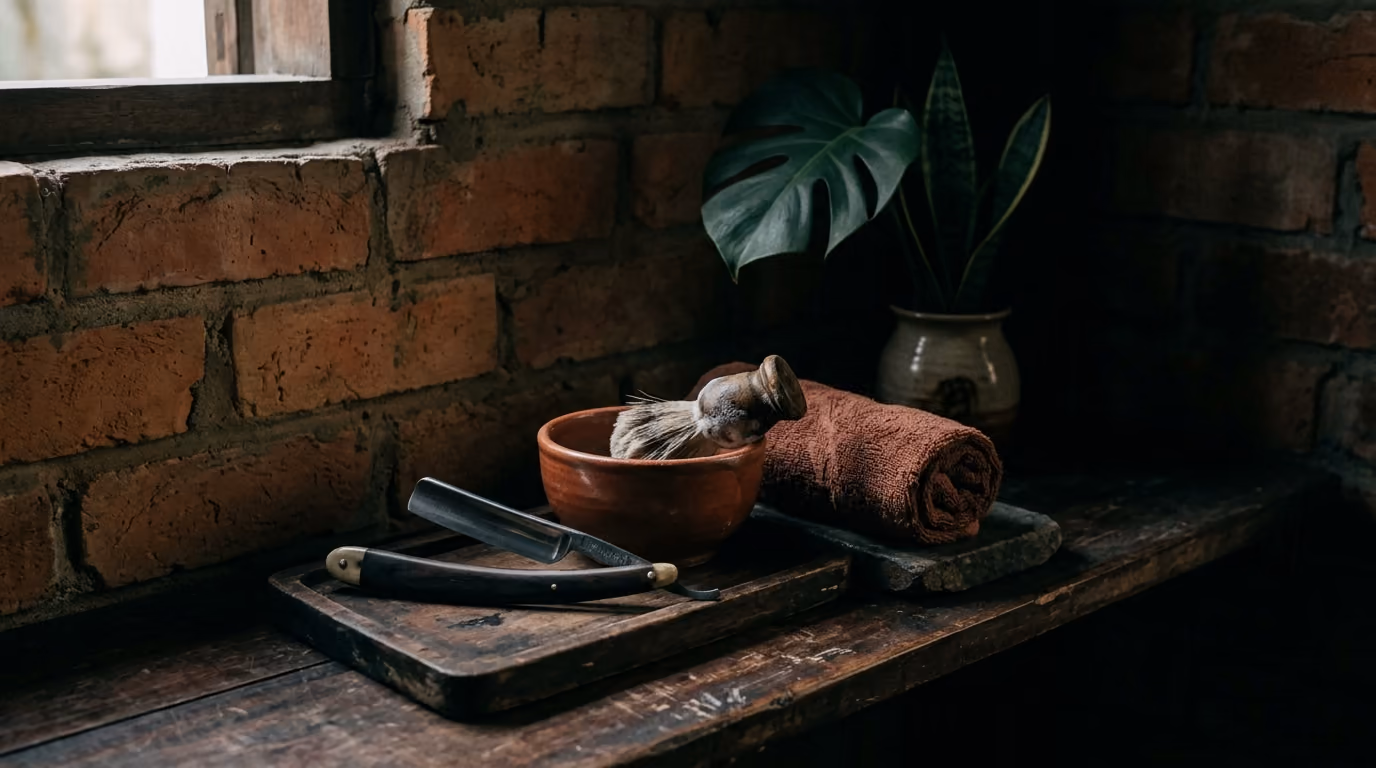 Tiệm Tóc Nam Hẻm Bảy — Cắt, cạo, gội. Không hơn