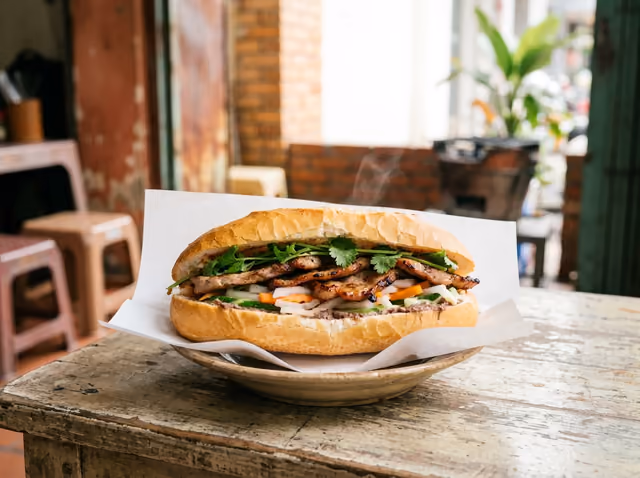 Bánh mì thịt nướng