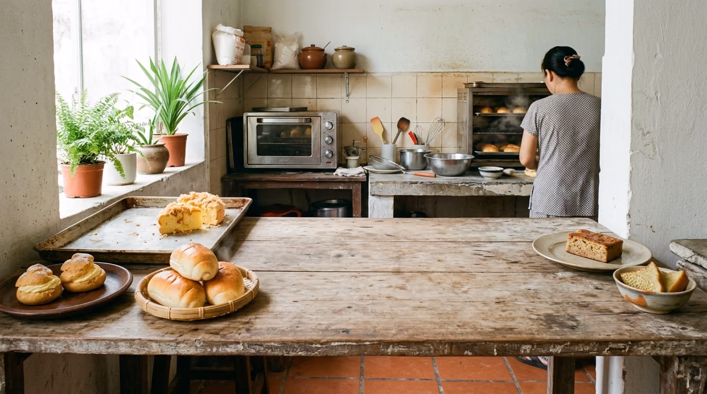 Tiệm Bánh Ngọt Mộc — Nướng mỗi sáng